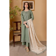 Batik Dhanak 3-Piece Embroidered Airjet Suit – Winter Collection ❄️