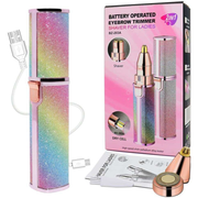 Electric Eyebrow Trimmer & Facial Hair Remover for Women